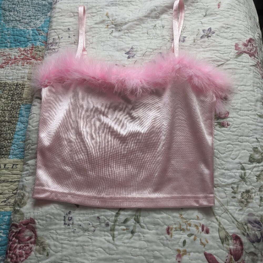 Pink tank top